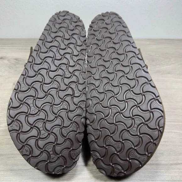 Birkenstock Boston Mocha Suede Clogs Soft Flat Comfort Casual Men’s Size 10-10.5 - Picture 7 of 10